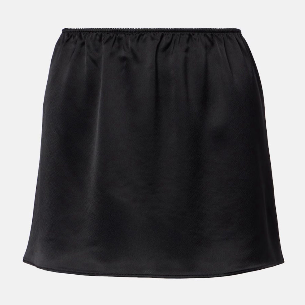 LESET Barb Black Mini Skirt